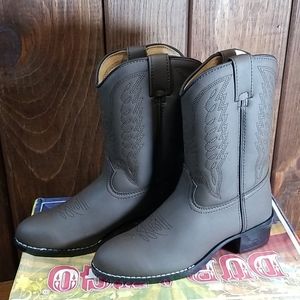 *NEW* Durango Lil' Brown Emboss Western Boot Size 3 Little Kid